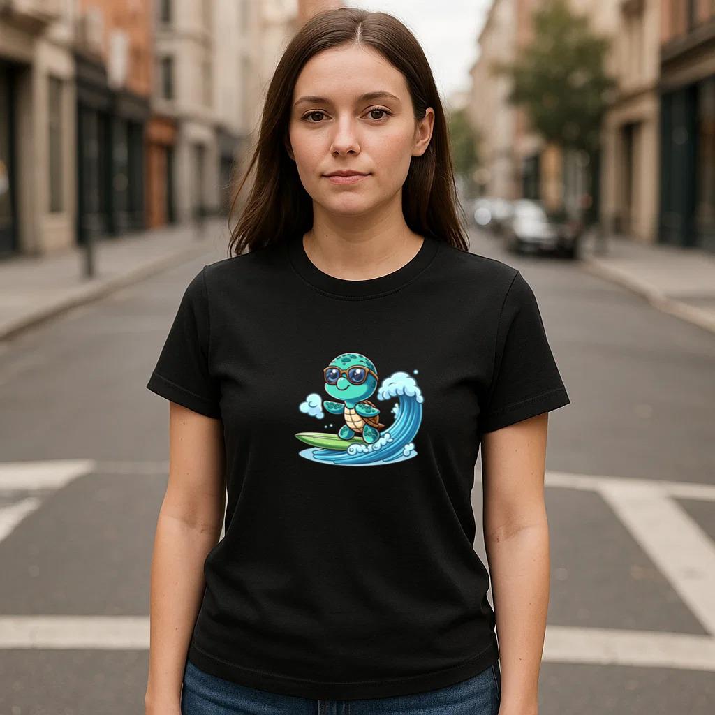 The Turtle Charm Vibrant T-Shirt