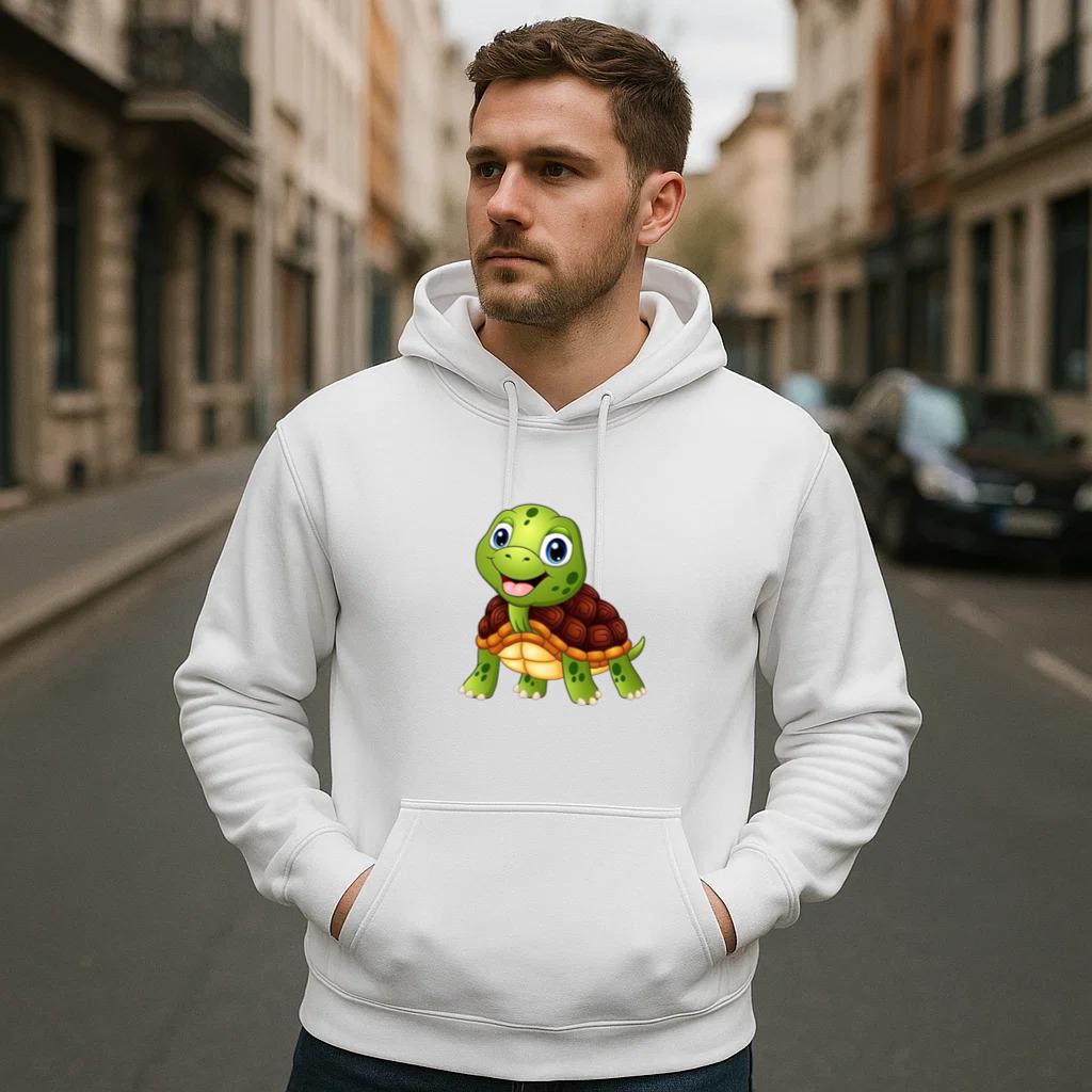 The Turtle Explorer Minimal Hoodie