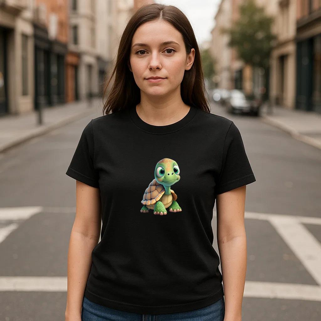 The Turtle GlowUp Playful T-Shirt