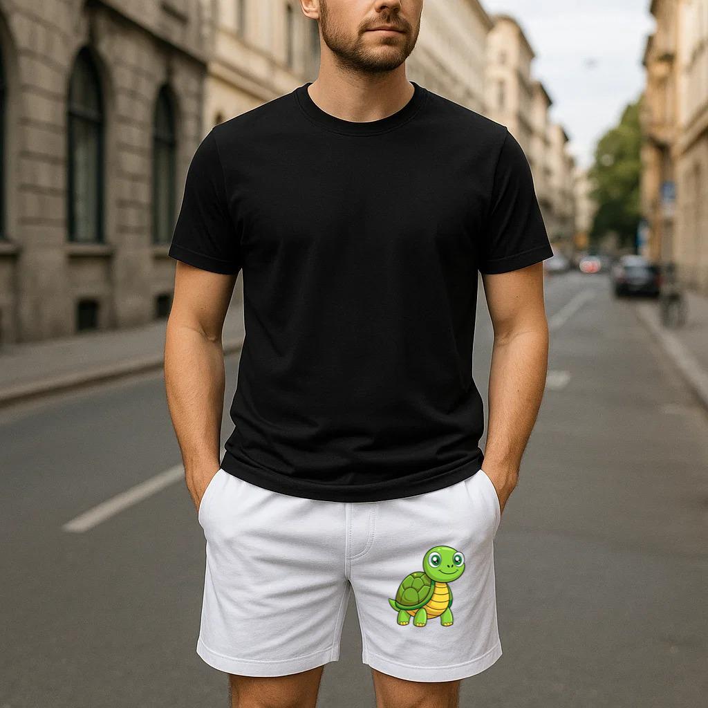 The Turtle Happy Simple Shorts