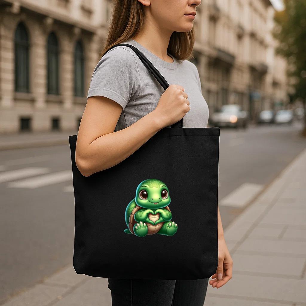 The Turtle Strong Premium Canvas Tote Bag