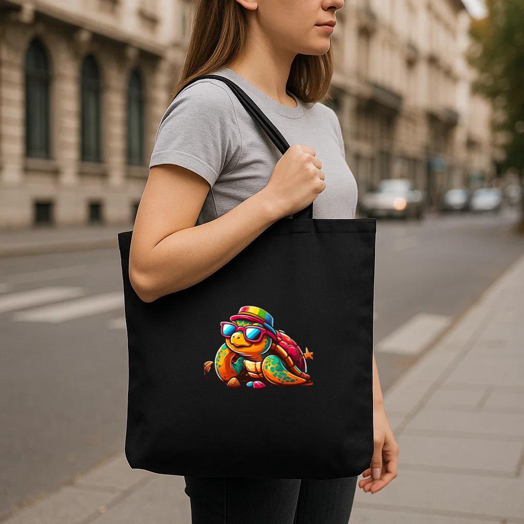 The Turtle Unique Premium Canvas Tote Bag