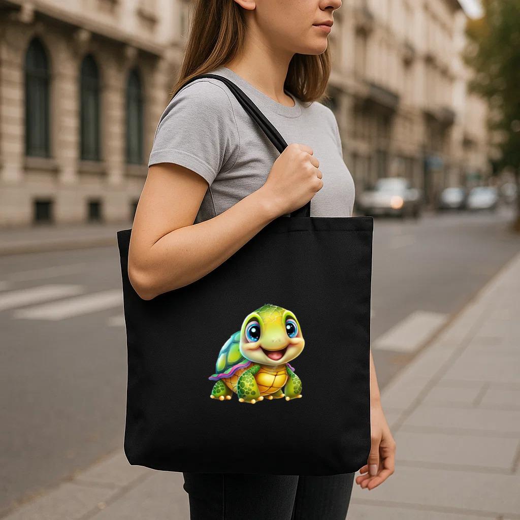 The Turtle Voyager Bold Canvas Tote Bag